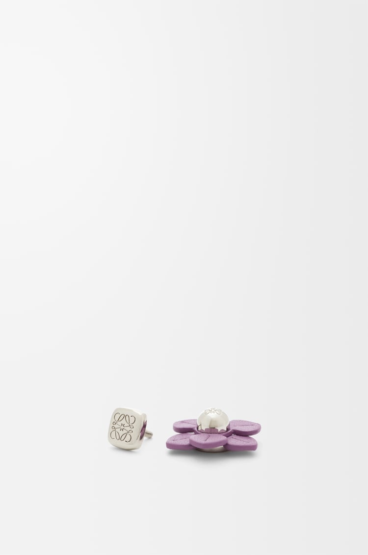 LOEWE フラワー ピン（カーフ） ラベンダー