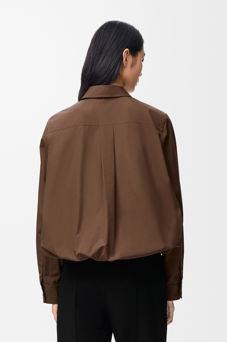 LOEWE Shirt in cotton Brown