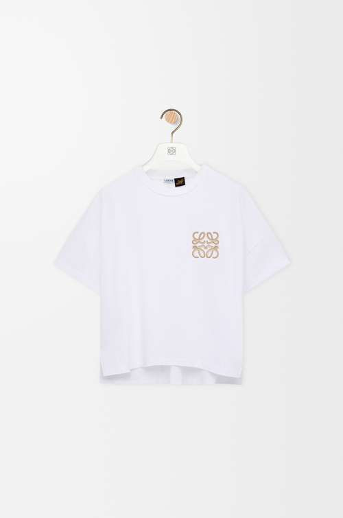 LOEWE Boxy fit T-shirt in cotton White
