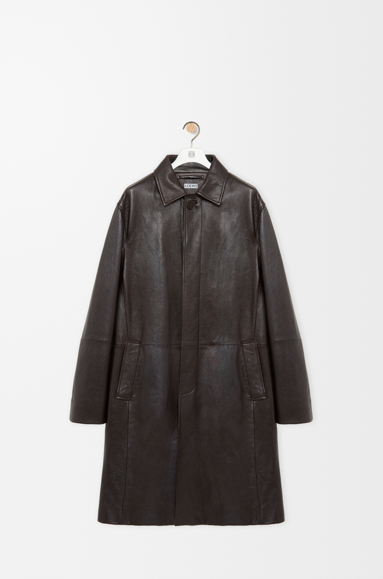 LOEWE コート（ディア） ダークブラウン