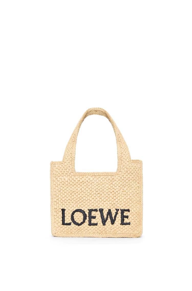 Loewe Small Raffia Basket Bag