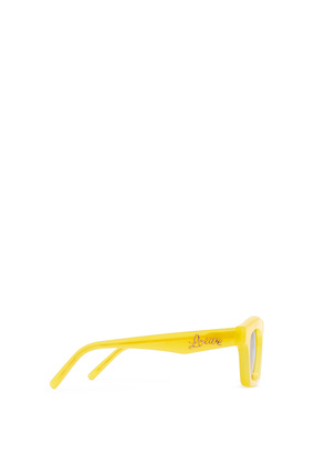 LOEWE Small browline sunglasses in acetate Yellow plp_rd