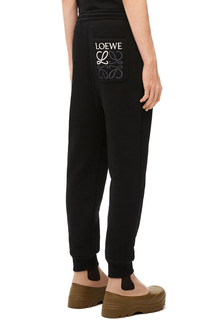 LOEWE Anagram jogging trousers in cotton Black