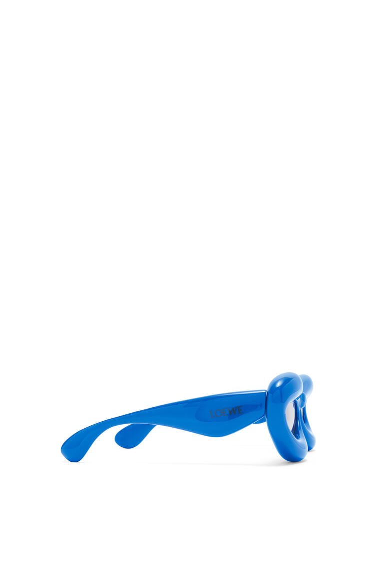 LOEWE Inflated cateye sunglasses in acetate Ink Blue