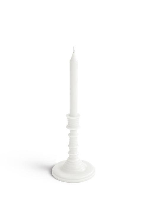 Oregano wax candleholder White - LOEWE