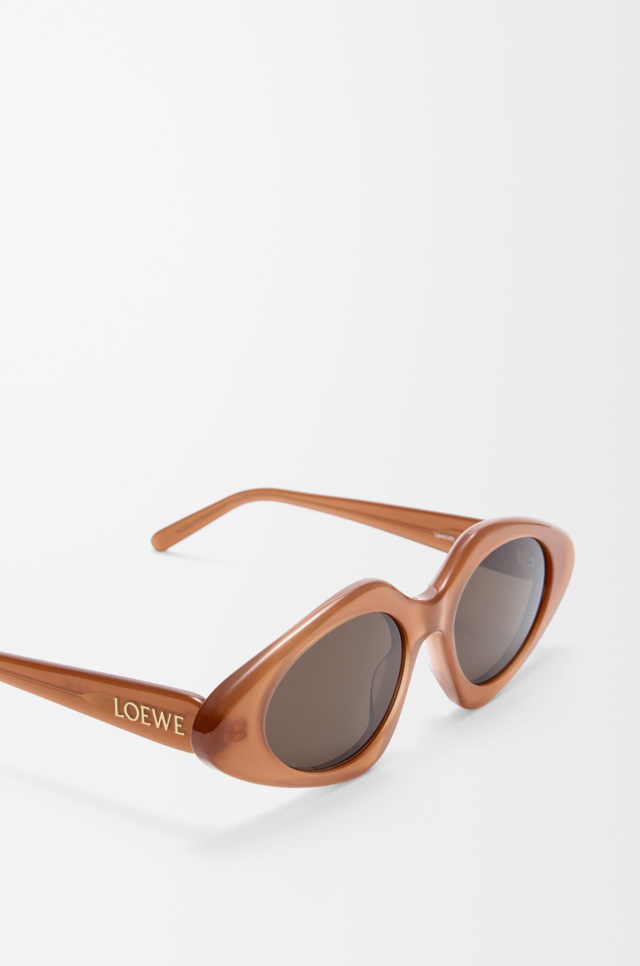 LOEWE Slim Triangle 太阳镜 牛奶焦糖色