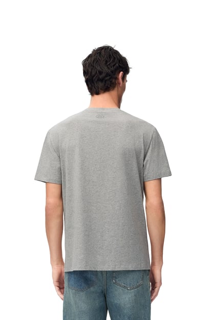 LOEWE Camiseta de corte holgado en algodón Gris Jaspeado plp_rd