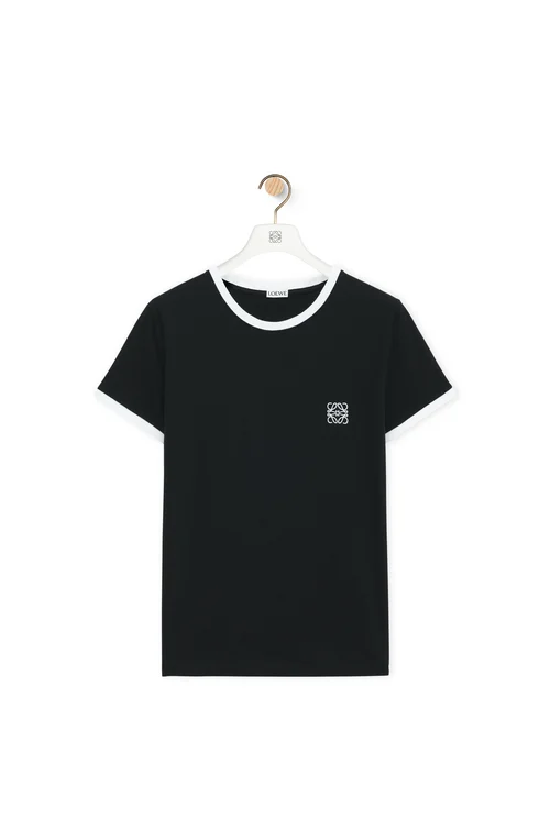 スリムフィット Tシャツ（コットン） ブラック/ホワイト - LOEWE