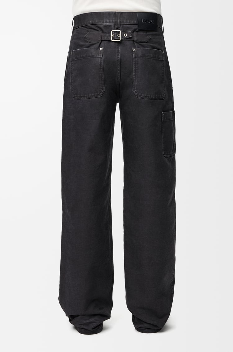 LOEWE Trousers in cotton Anthracite