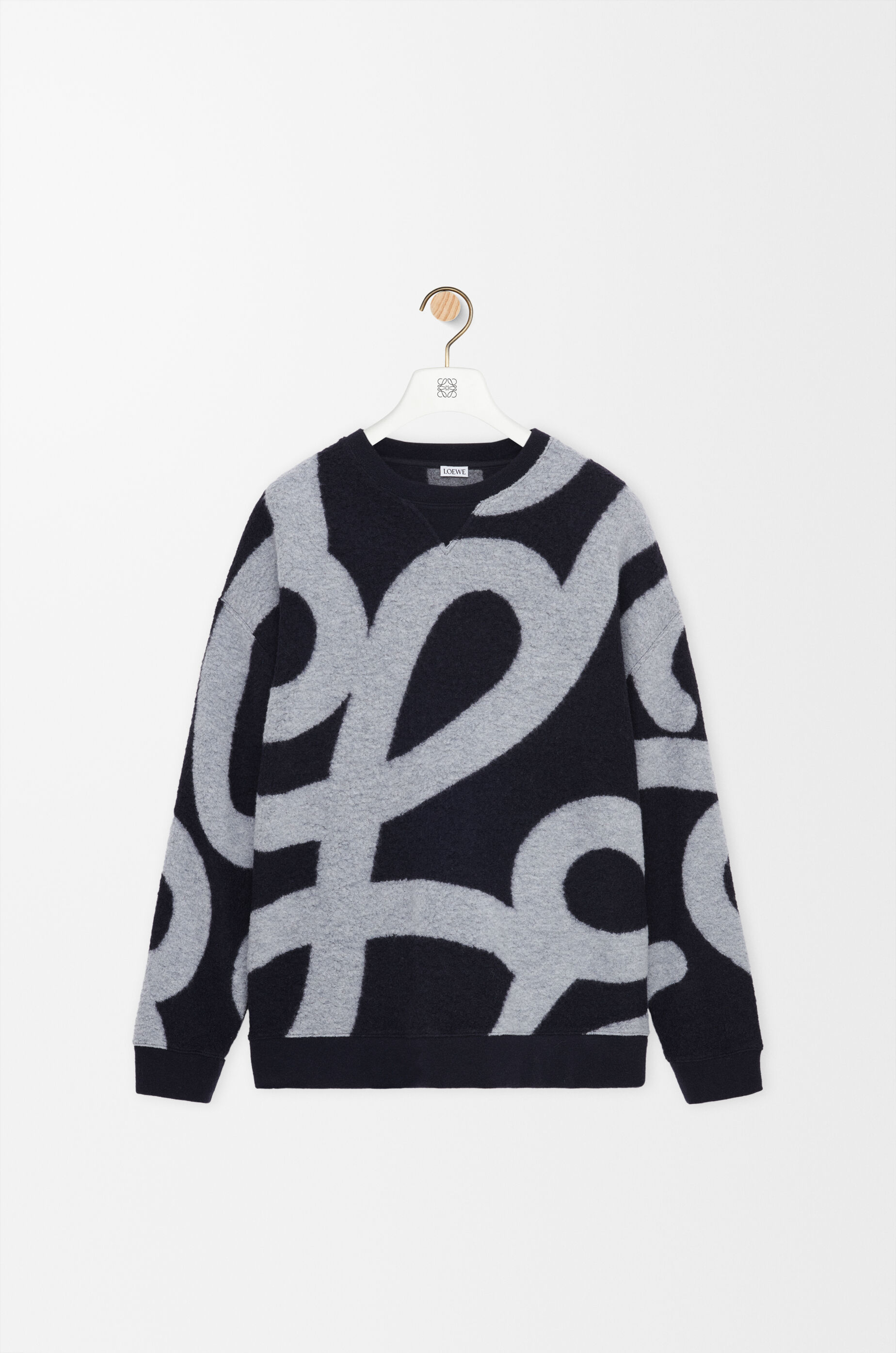 スウェットシャツ（ウール&コットン） ブルー - LOEWE