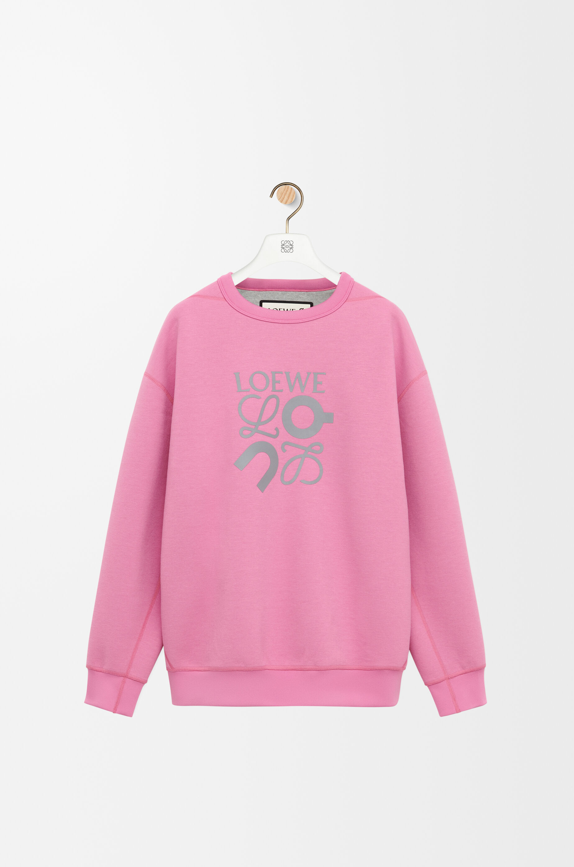 スウェットシャツ（テクニカルジャージー ） ピンク - LOEWE