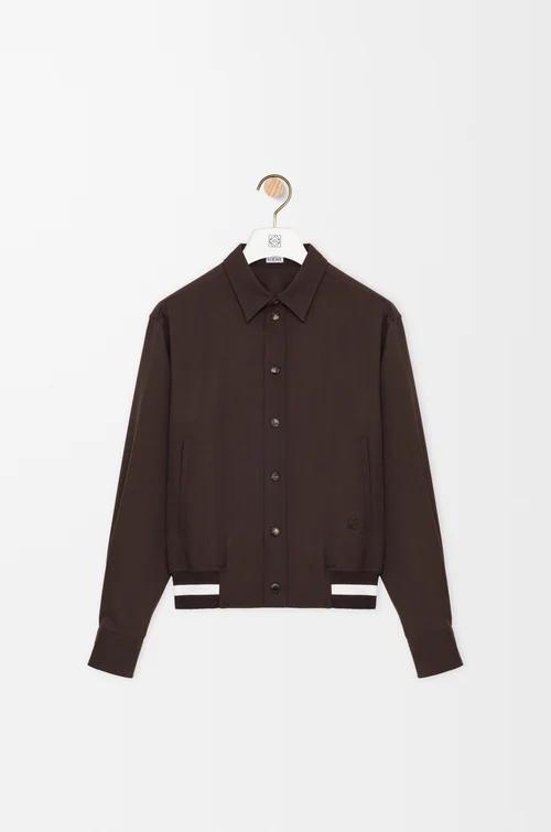 LOEWE Jacket in wool Brown