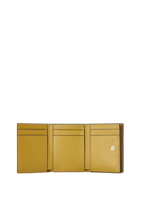 LOEWE Brand trifold 6 cardholder in calfskin Light Green/Dark Gold plp_rd
