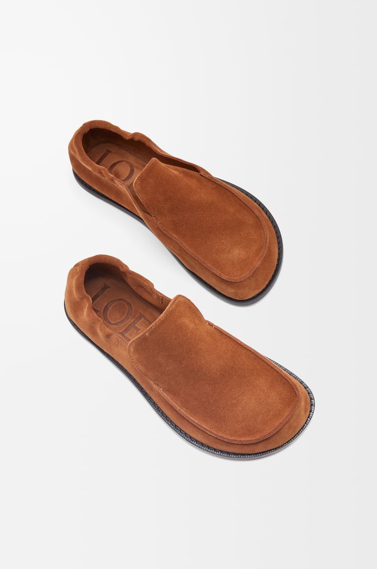 LOEWE Flex loafer in suede Chocolate