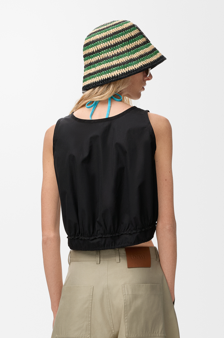 LOEWE Top en algodón Negro