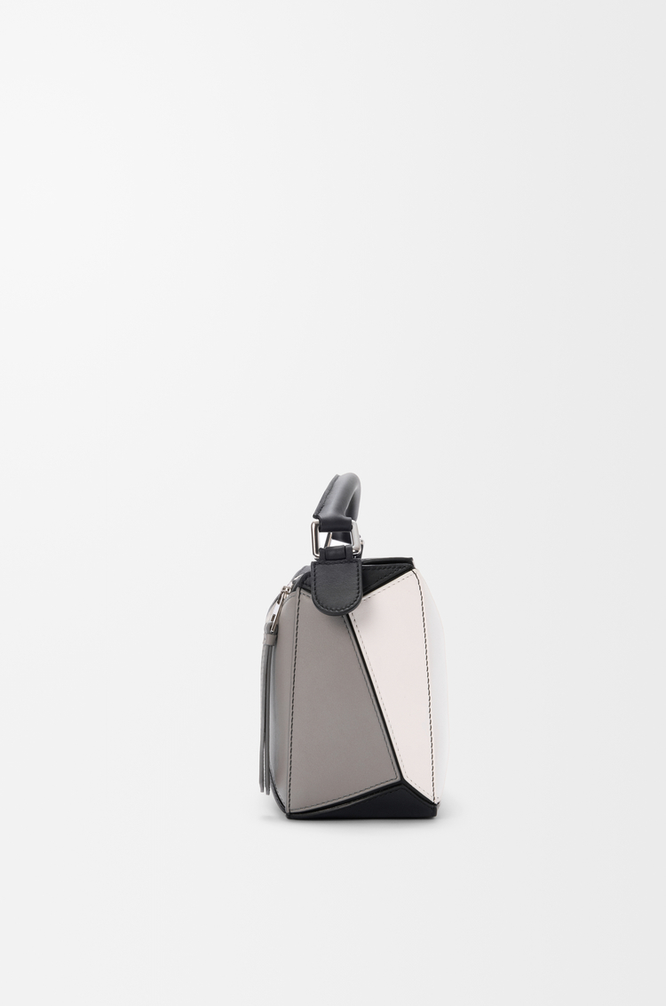 LOEWE Small Puzzle bag in nappa calfskin Grey/Light Ghost