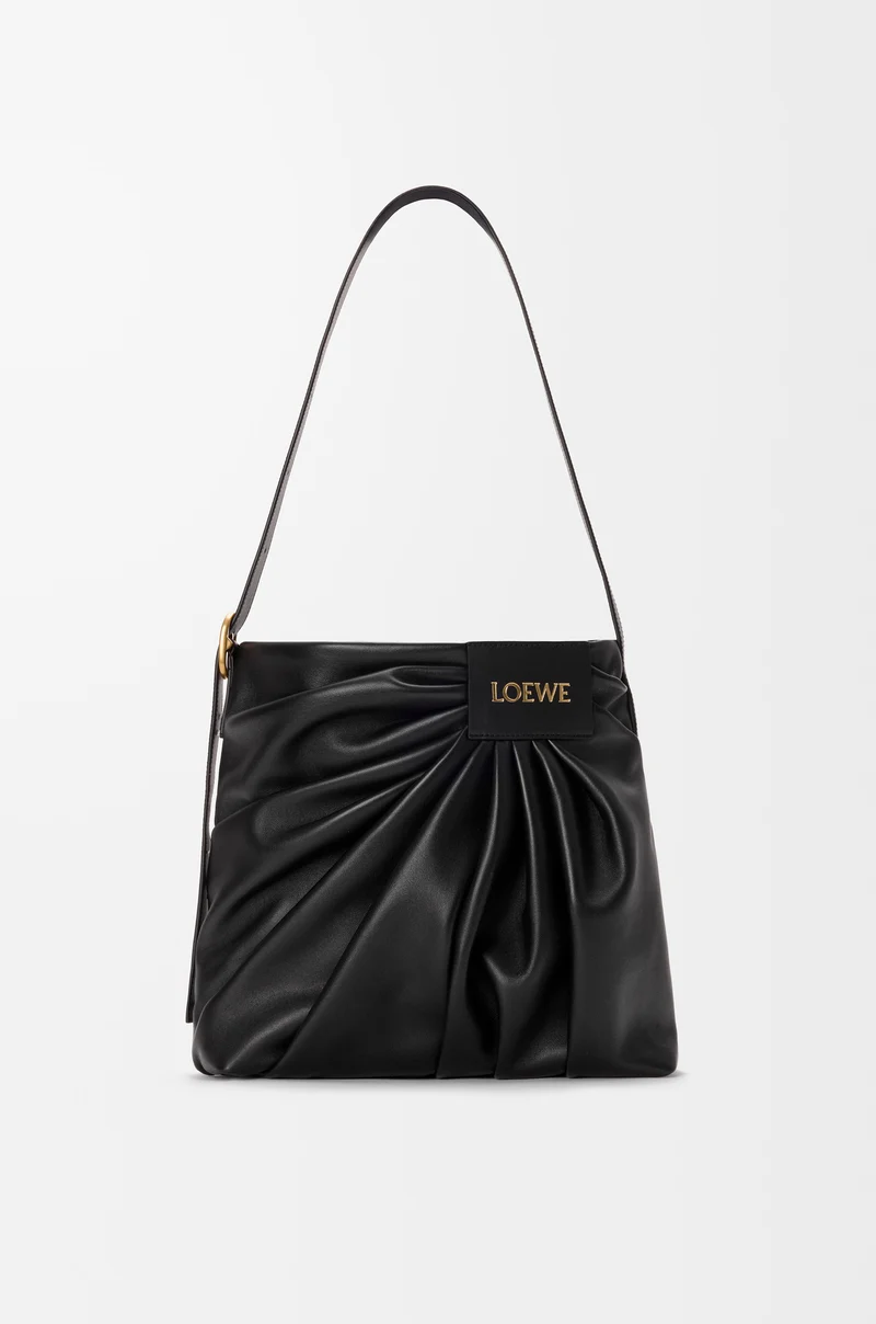 LOEWE ドレープ トート（メローナパラム） ブラック