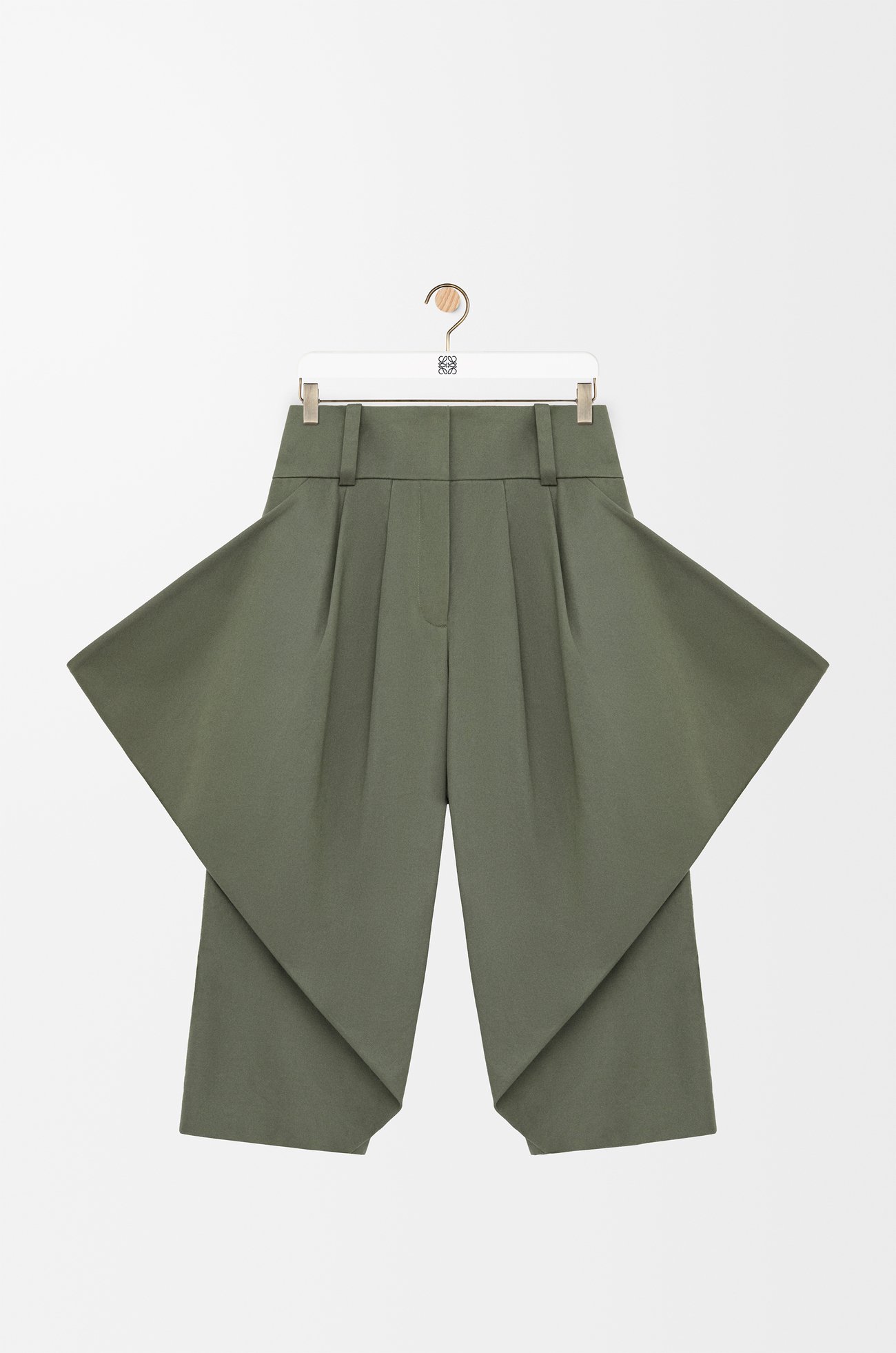 LOEWE トラウザーズ（コットン） カーキグリーン