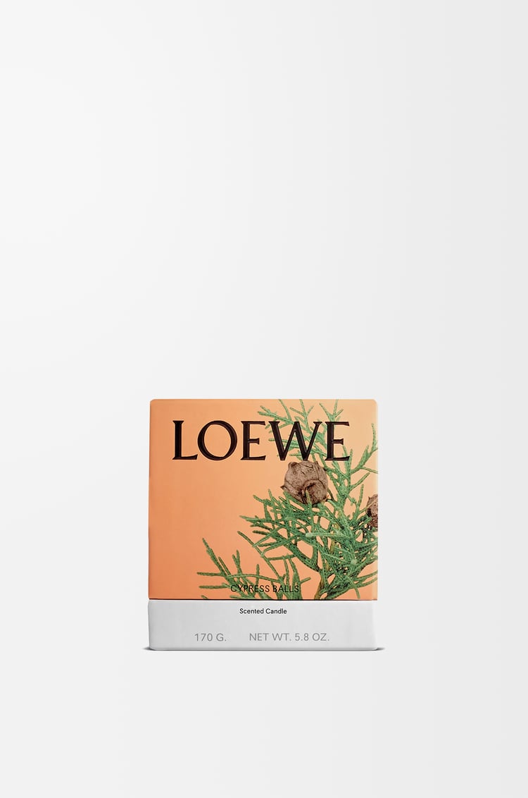 LOEWE Small Cypress Balls candle Baby Blue