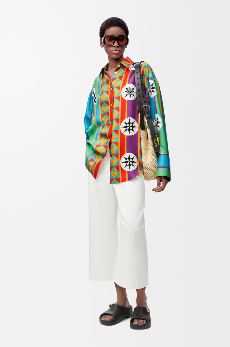 LOEWE Shirt in silk Multicolor