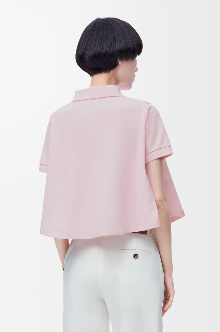 LOEWE トラペーズ ポロ（コットン） ライトピンク
