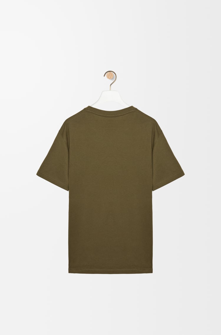 LOEWE Relaxed fit T-shirt in cotton Khaki Green