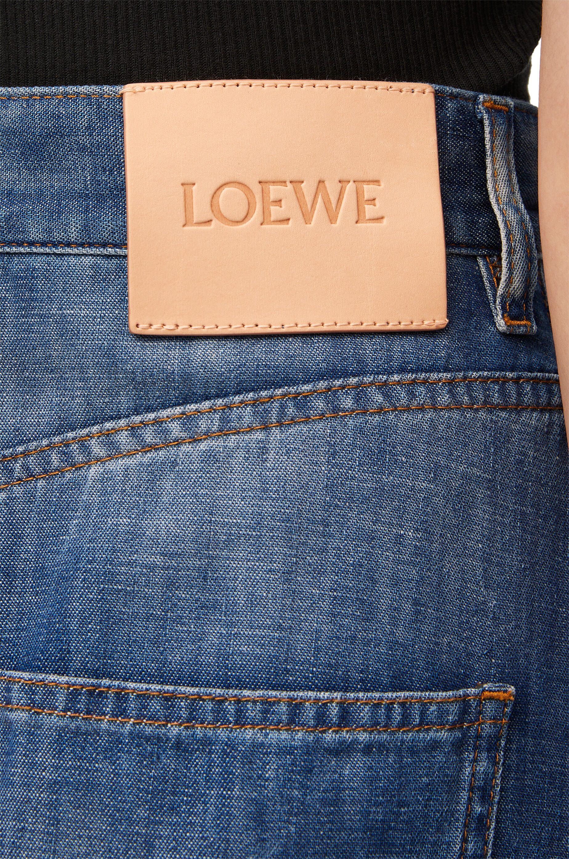 バルーントラウザーズ（コットン&シルク） ブルー - LOEWE