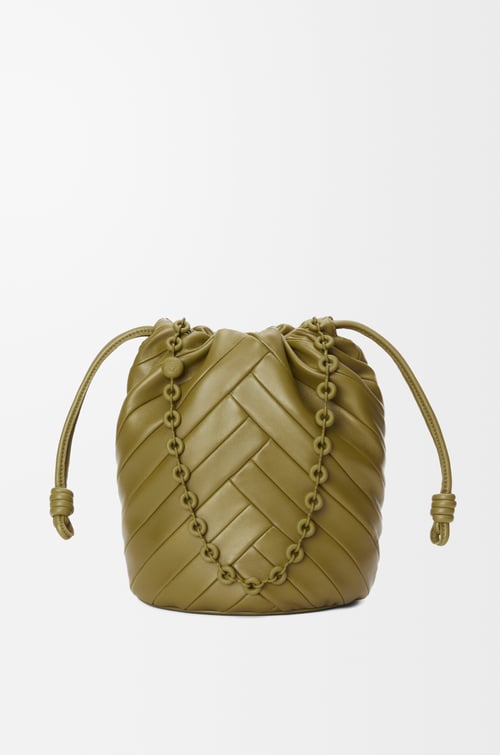 LOEWE フラメンコパース バケット（メローナパラム） オリーブ