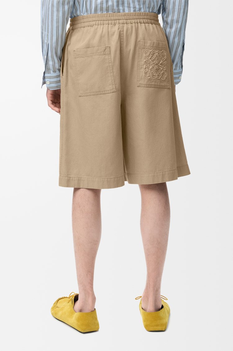 LOEWE Shorts in cotton Beige