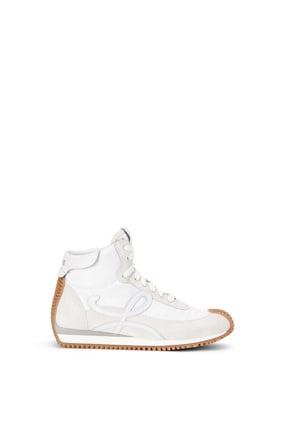 LOEWE High top flow runner in nylon and suede White plp_rd