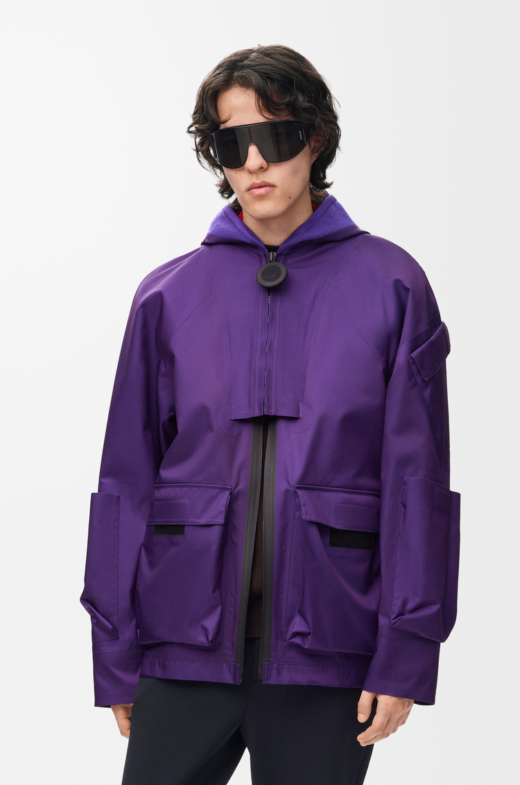 LOEWE Veste en tissu technique Violet