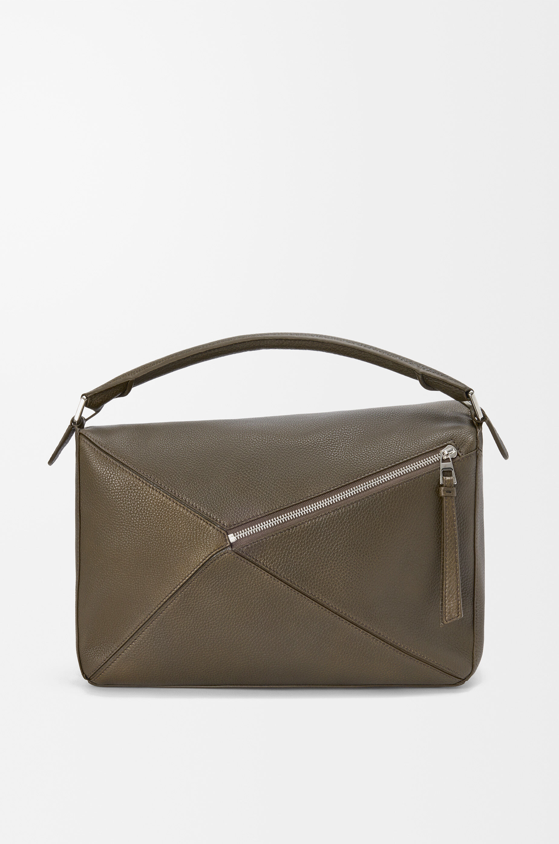 LOEWE ♪ パズルバッグ ラージ（サプルグレインカーフ） パズルバッグ ラージ（サプルグレインカーフ） ブラウン - LOEWE