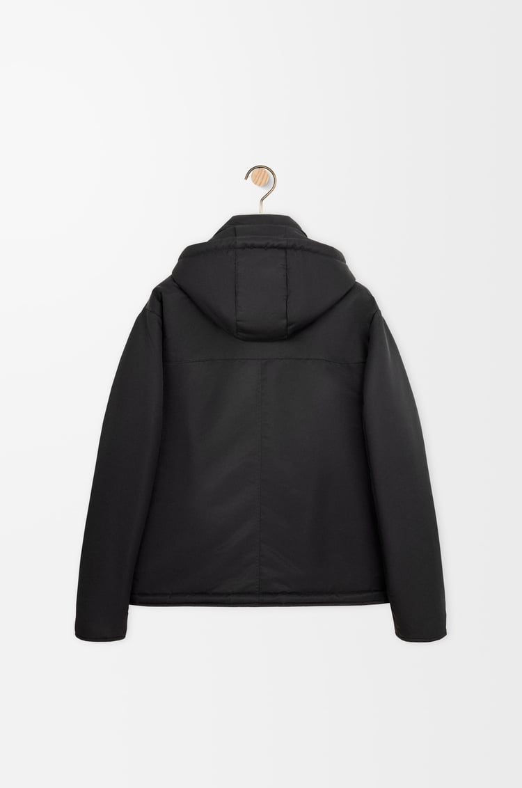LOEWE Chaqueta con capucha en nailon Negro