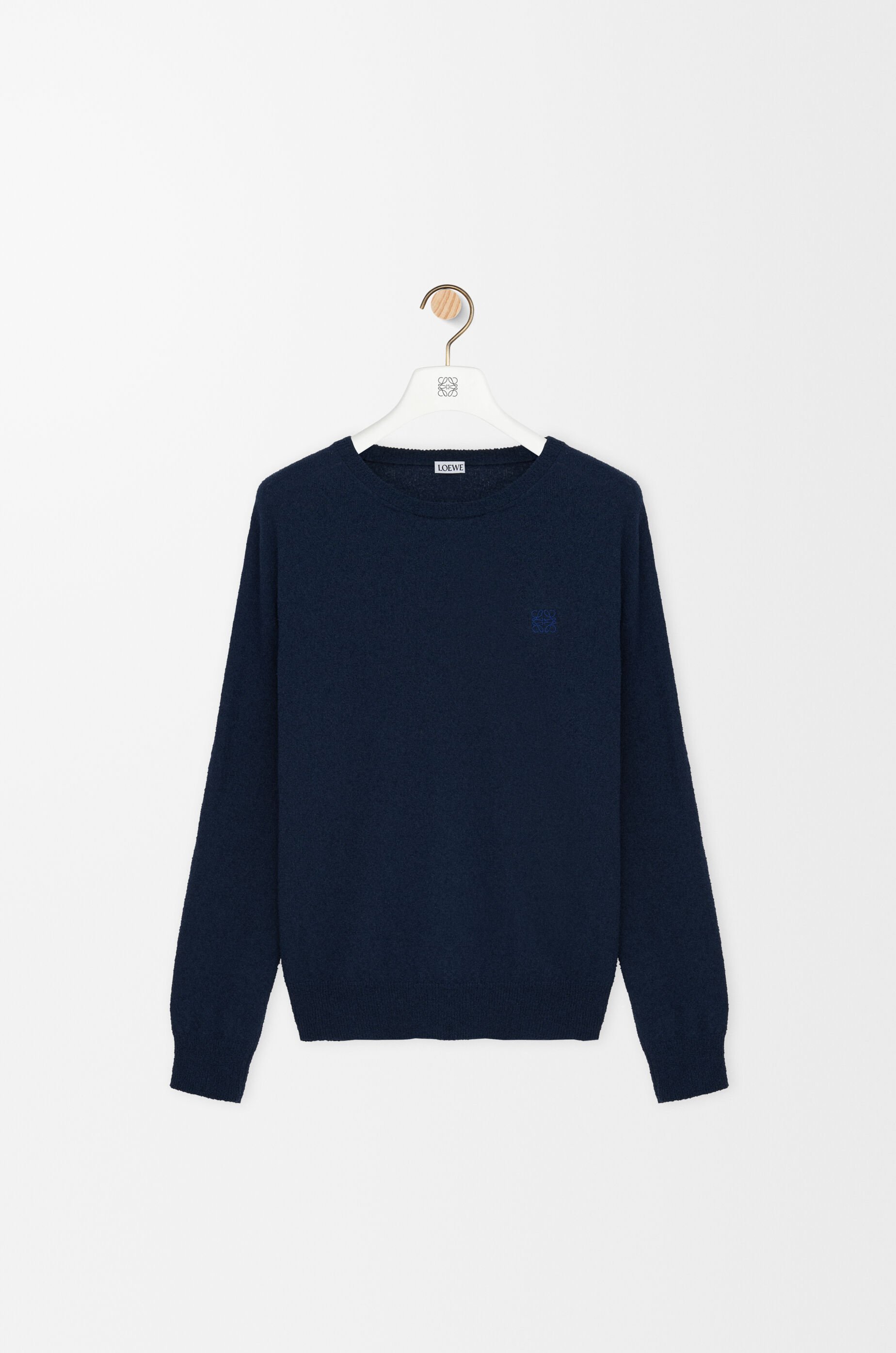 Sweater in cotton blend Blue - LOEWE