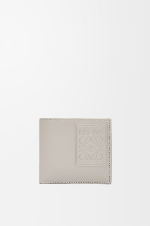 LOEWE バイフォールド ウォレット（サテンカーフ） シェルグレー