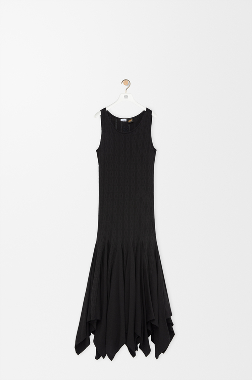 LOEWE Abito a canotta in cotone Nero