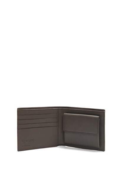LOEWE Puzzle bifold coin wallet in classic calfskin 深灰色 plp_rd