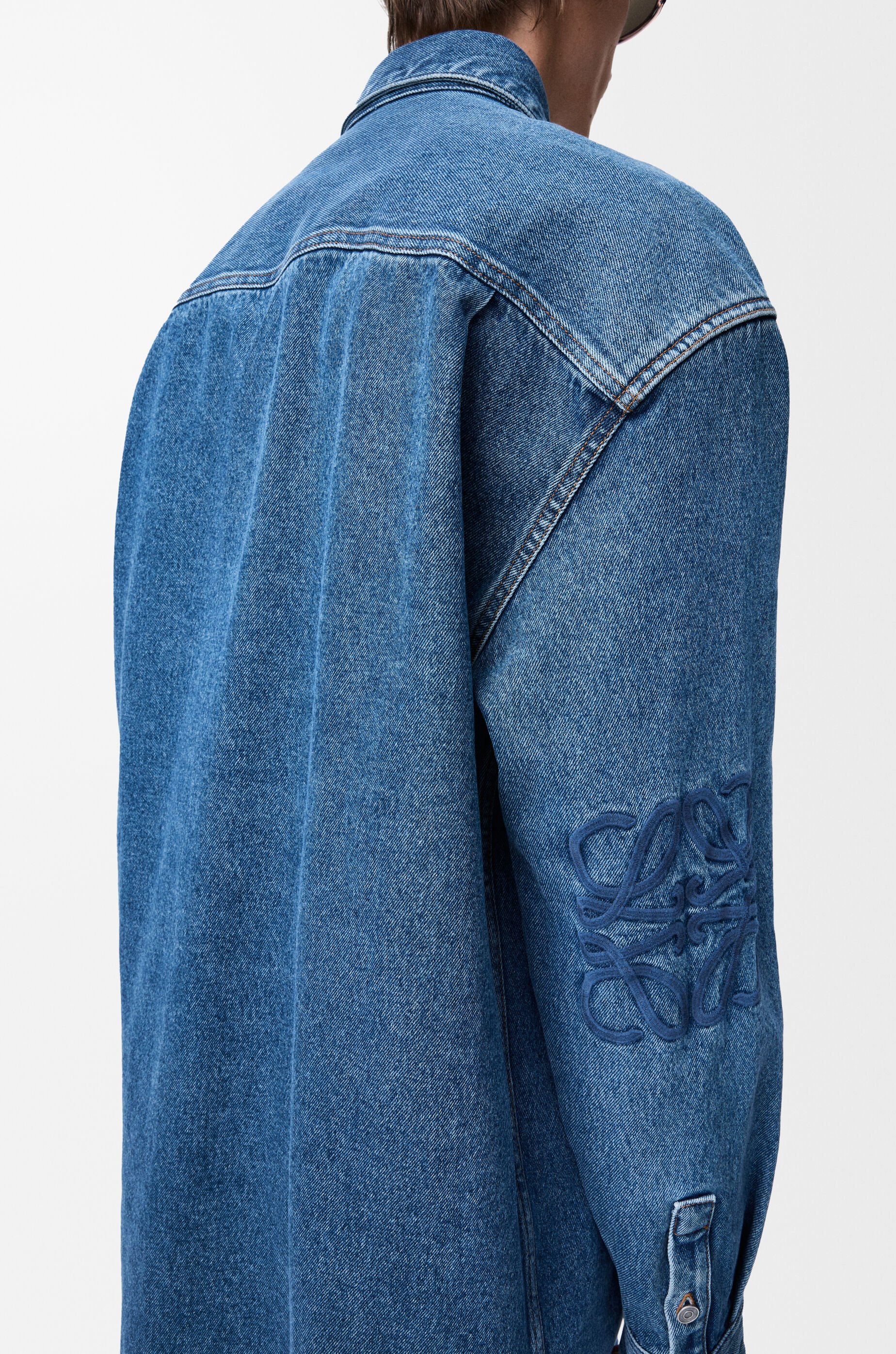 アナグラム オーバーシャツ（デニム） ブルー - LOEWE