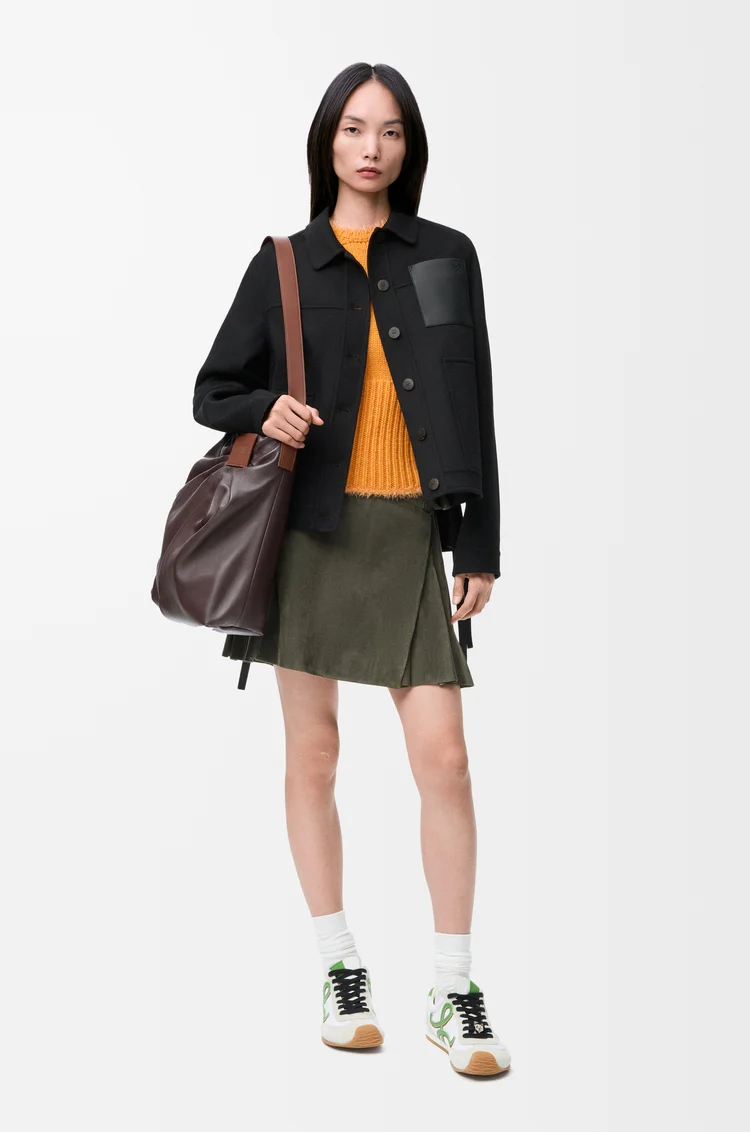 LOEWE ワークウェア ジャケット（ウール&カシミヤ） ブラック