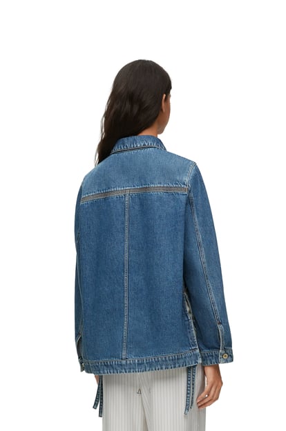LOEWE Workwear jacket in denim Jeans Blue plp_rd