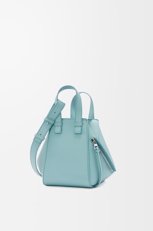LOEWE Compact Hammock bag in classic calfskin Water plp_rd
