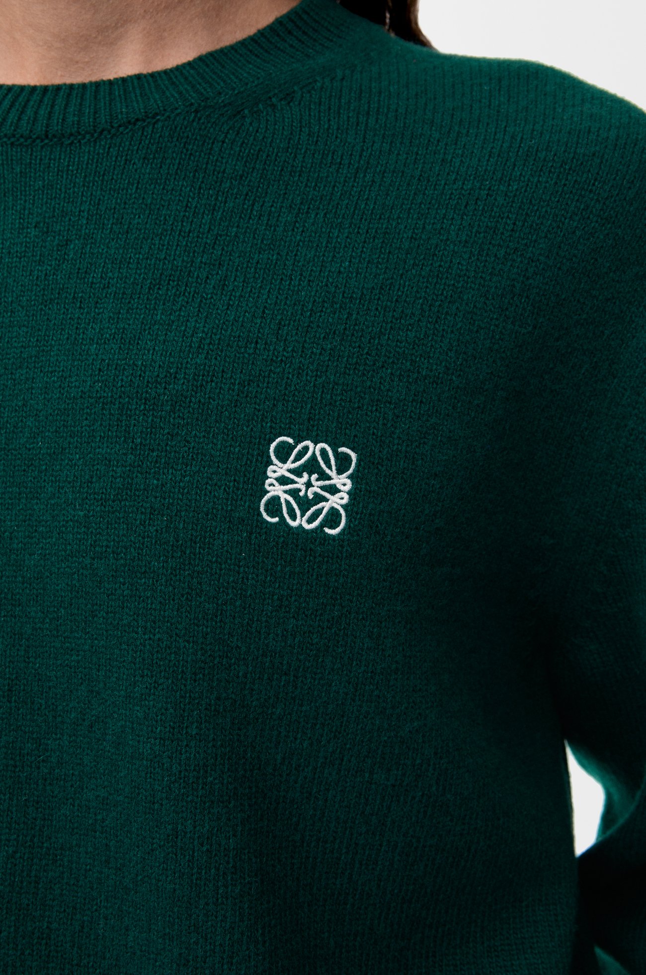 LOEWE Jersey en lana Verde