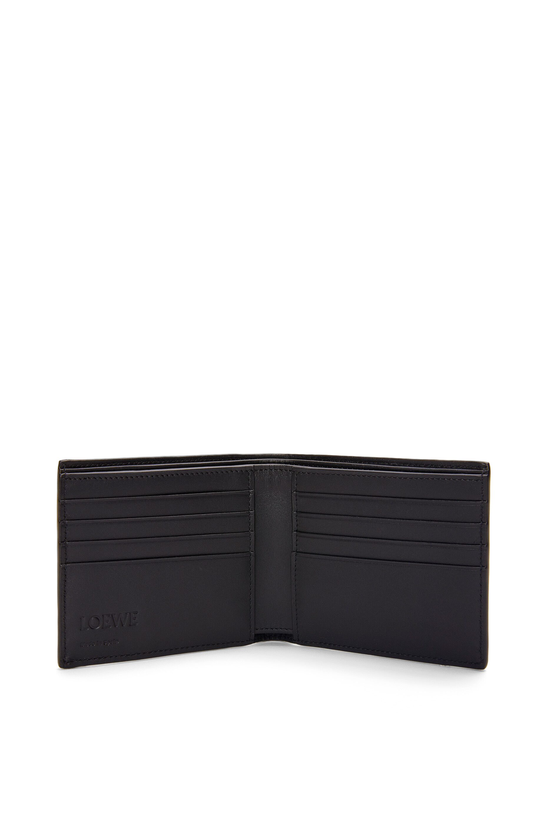 バイフォールド ウォレット（テクスチャードクラシックカーフ） ブラック - LOEWE