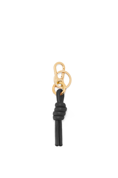 LOEWE Knot charm in classic calfskin and brass 黑色