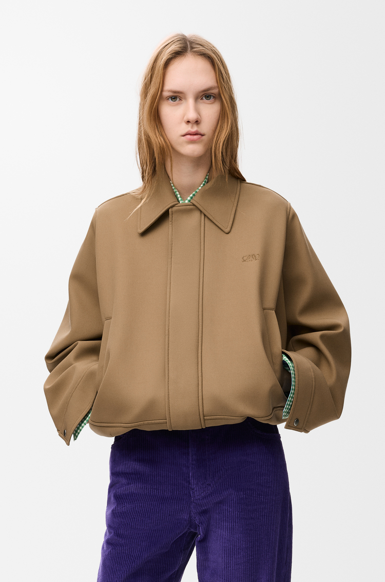 LOEWE Chaqueta en algodón Beige