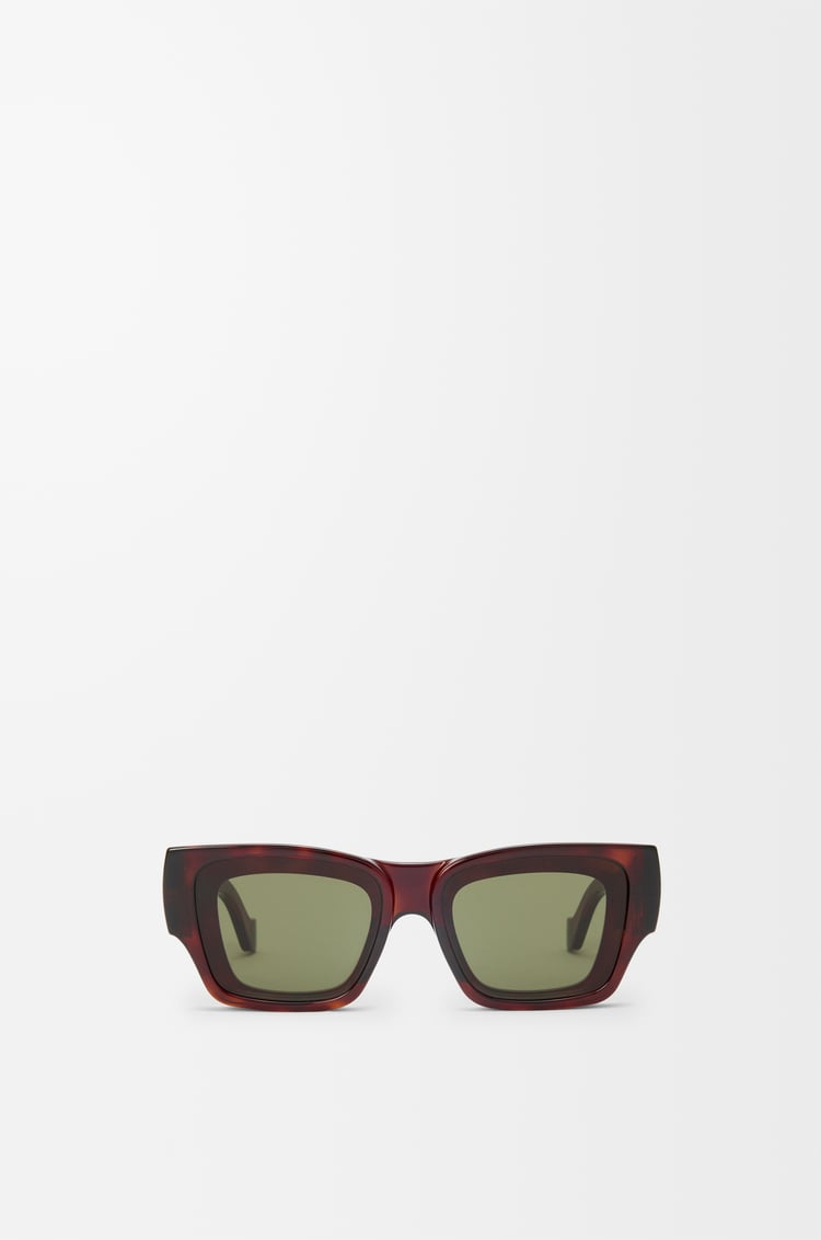 LOEWE Front lenses square sunglasses Havana