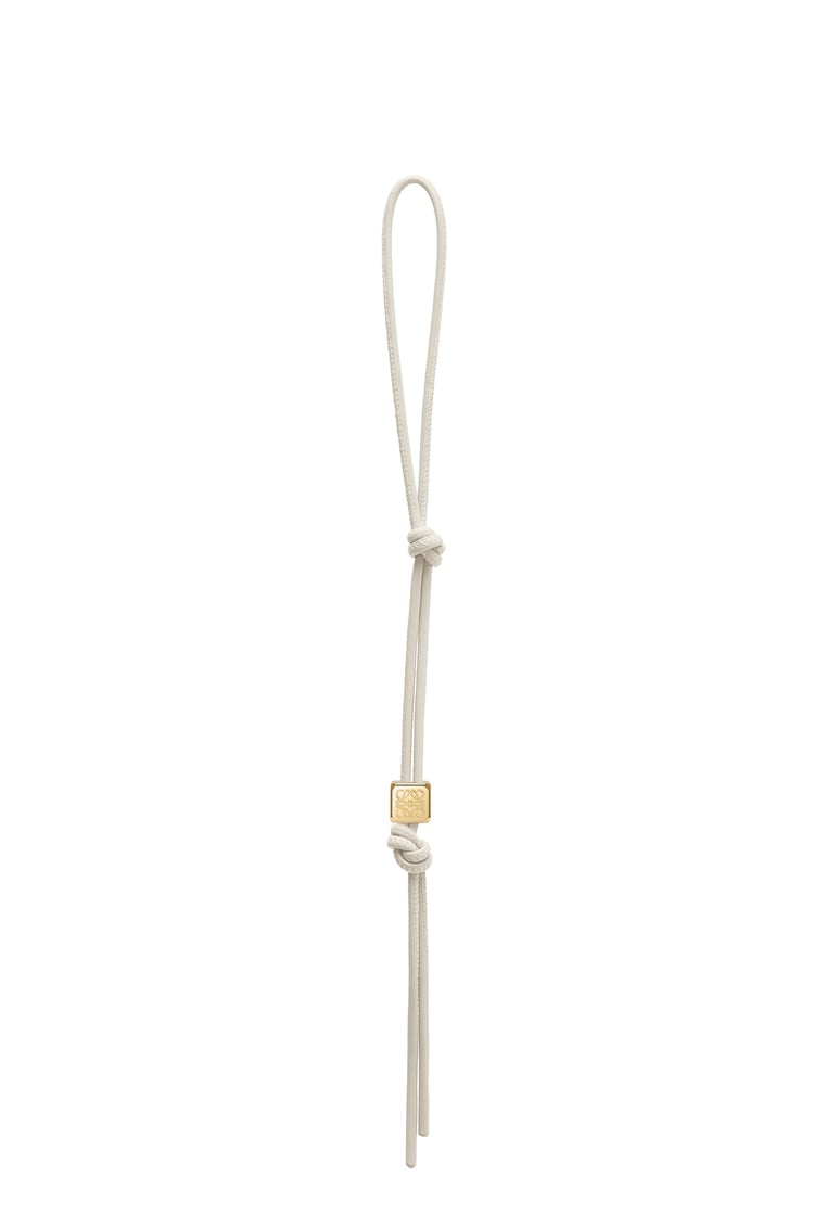LOEWE Personalisation strap in classic calfskin Soft White