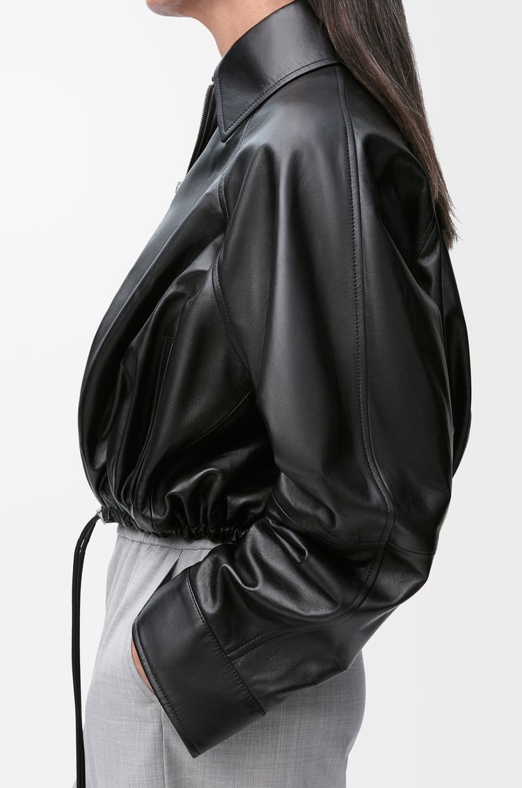 LOEWE Balloon jacket in nappa lambskin Black
