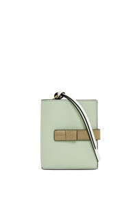 LOEWE Compact zip wallet in soft grained calfskin Spring Jade/Clay Green