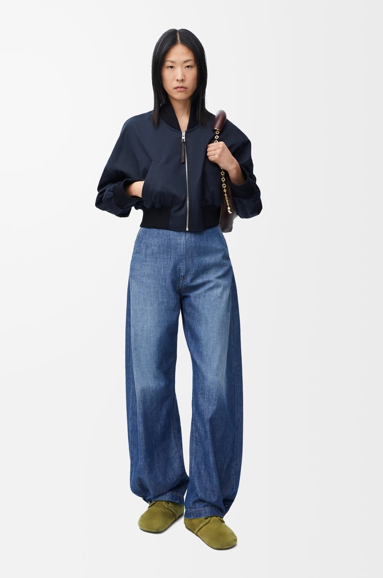 LOEWE バルーントラウザーズ（デニム） ウォッシュドブルー
